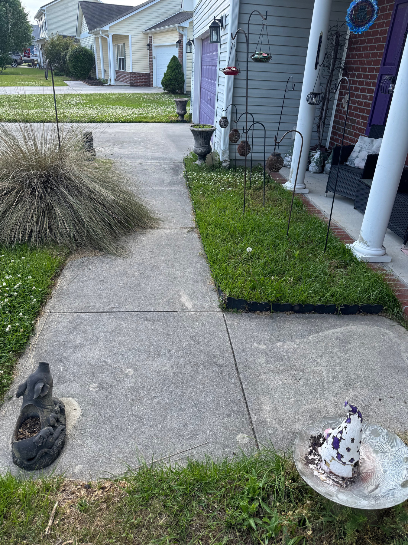 Walkway before